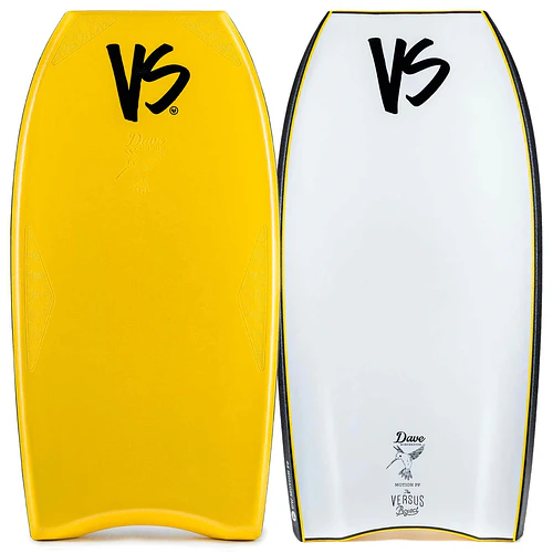 Bodyboard VS PP Dave Winchester Quantum k19 CT Tail Piece 3DC Yellow – White
