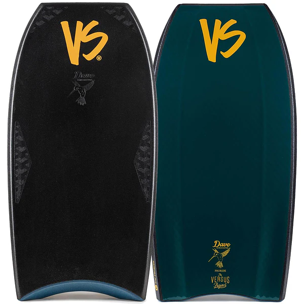 Bodyboard PP VS Dave Winchester Proride Griptech Tail Piece Black – Mallard Green