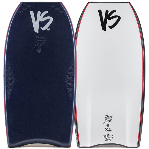 Bodyboard PP VS Dave Winchester K19 X4 MiniQuad Griptech Midnight Blue – White