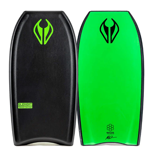 Bodyboard PE NMD ELEMENT Black – Bright Green