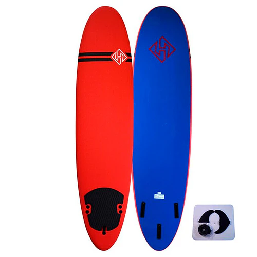 TABLA SURF SOFTBOARD 8´0 HUBB ROJO/AZUL COD.12981