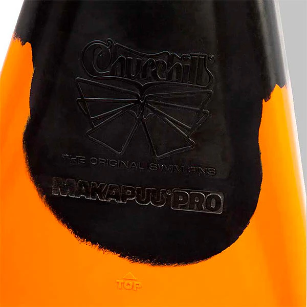 ALETAS CHURCHILL PRO NEGRO/NARANJO HECHO EN MALASIA