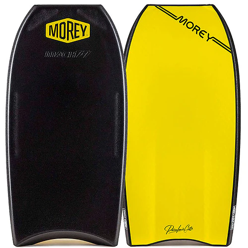 BODYBOARD MACH 7-7 PLC PP TD QUAD CONCAVE BLACK - YELLOW MOREY