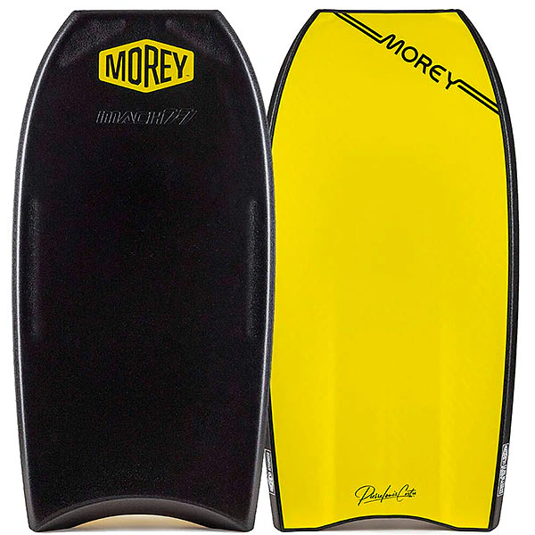 BODYBOARD MACH 7-7 PLC PP TD QUAD CONCAVE BLACK - YELLOW MOREY