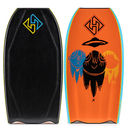 BODYBOARD PP HUBB SCIFIVE BAT Black / Orange W/Graphics