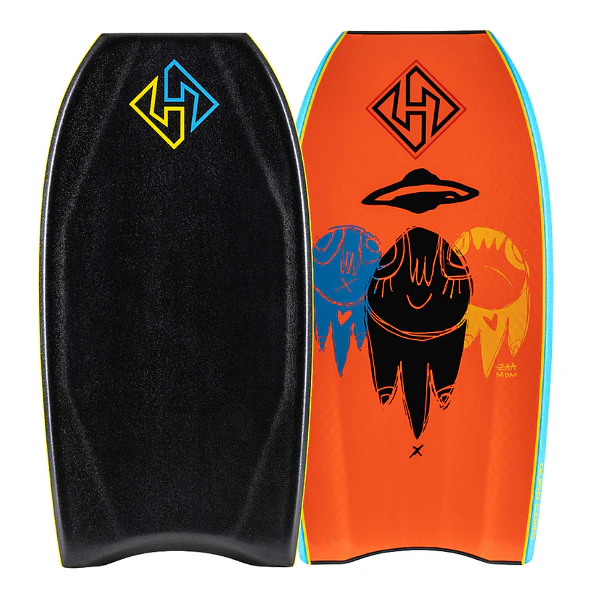Bodyboard PP HUBB SCIFIVE QUAD CORE CT Black – Orange With Graphics