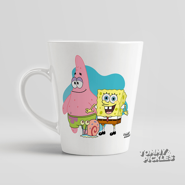 Tazón Bob Esponja, Patricio y Gary