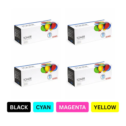 Pack 4 Tóner Alternativos Brother TN-219XL Alto Rendimiento (Negro, Cian, Magenta y Amarillo)