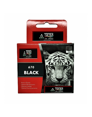 TINTA ALTERNATIVA 670 BLACK