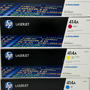 Pack 4 Tóner HP 414A Original Negro Cyan Magenta Amarillo