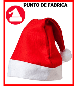 Gorros de Navidad Rojos Económicos $6.500