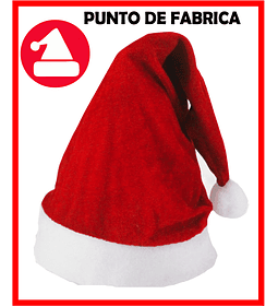 Gorros de Navidad Terciopelo Rojo $ 8.500