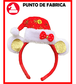 Diadema navideña Gorrito Con Luces $ 10.500