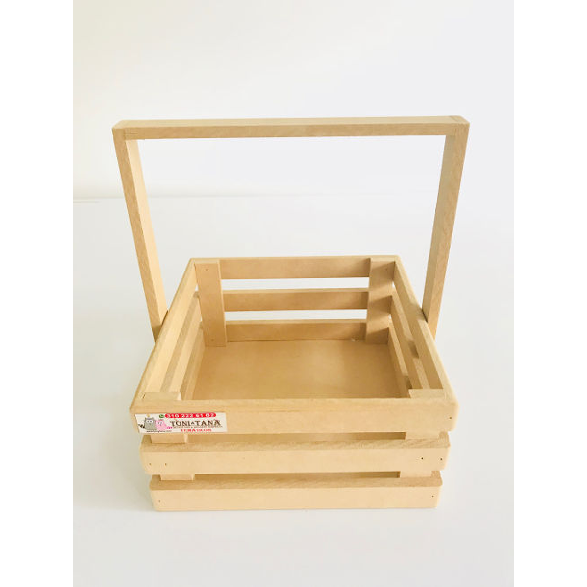 Caja de Madera MDF para Desayunos y Regalos Sorpresa