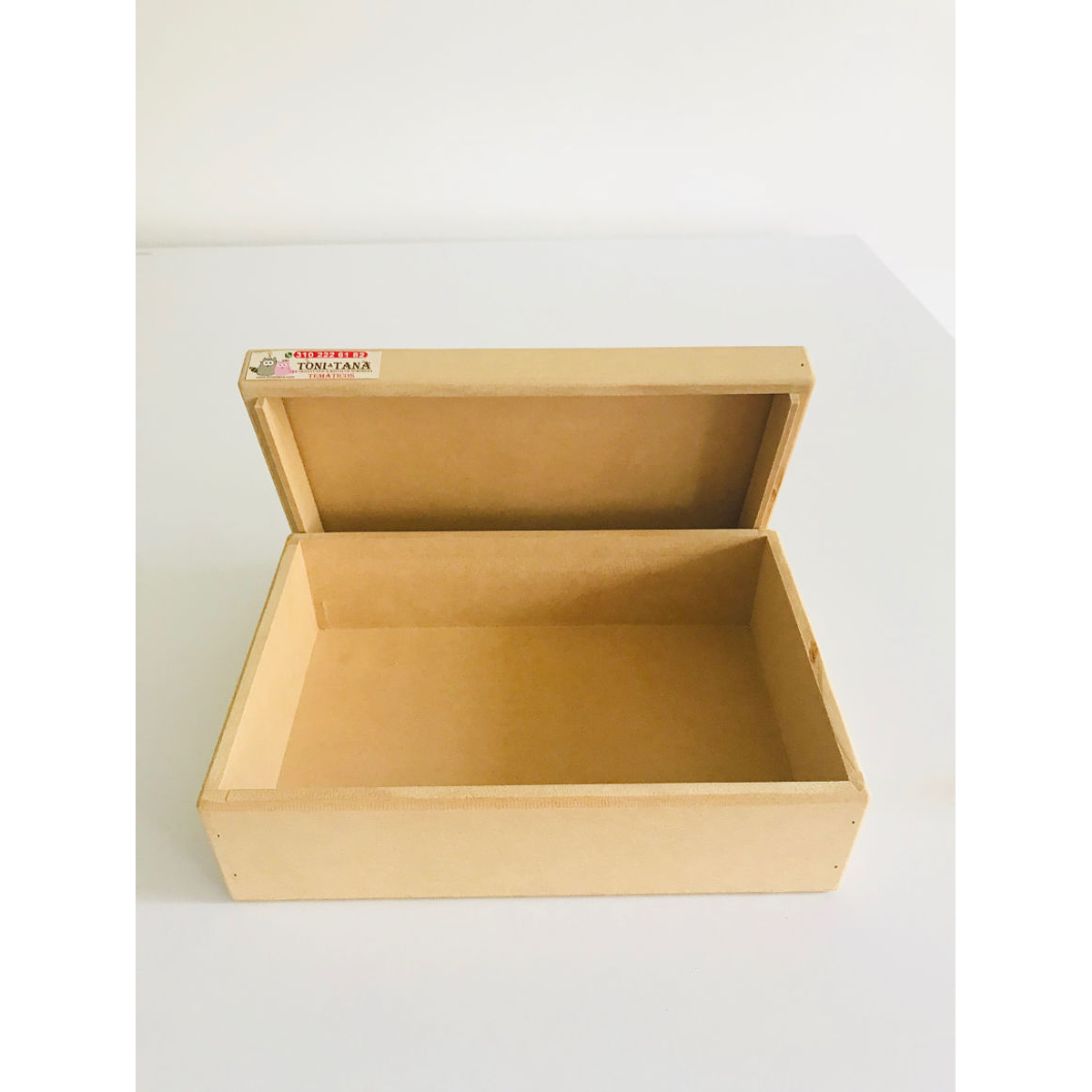 Caja de Madera con Tapa MDF