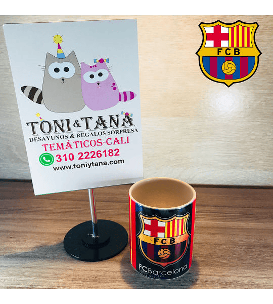 Mugs y Vasos Temáticos y Personalizados Barcelona FCB