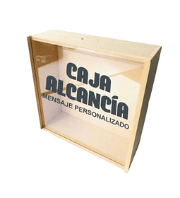 Caja de Madera Alcancia