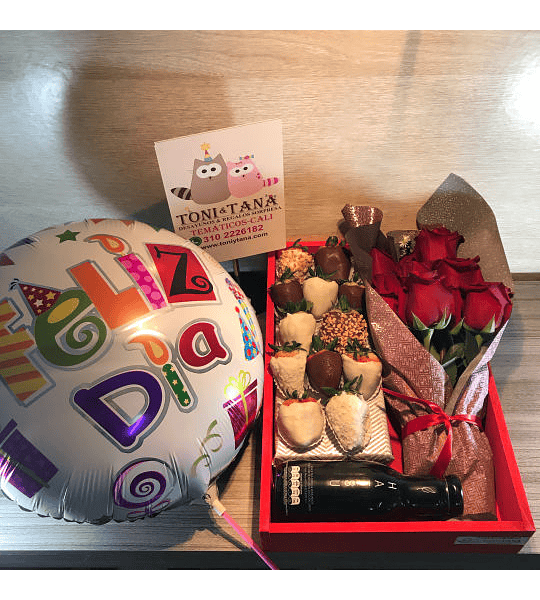 Regalos para cumpleaños a Domicilio Bogotá - Canasta mini chocolatera 