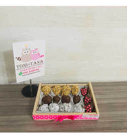 Fresas con Chocolate Caja Mixta- Pedido 2 días antes 