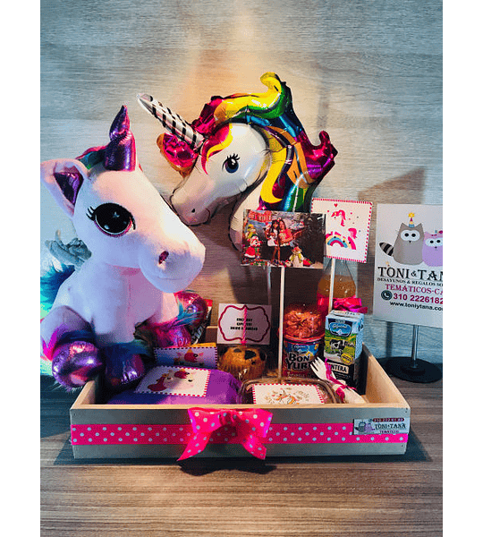 Desayuno Regalo Sorpresa Unicornio Con Peluche