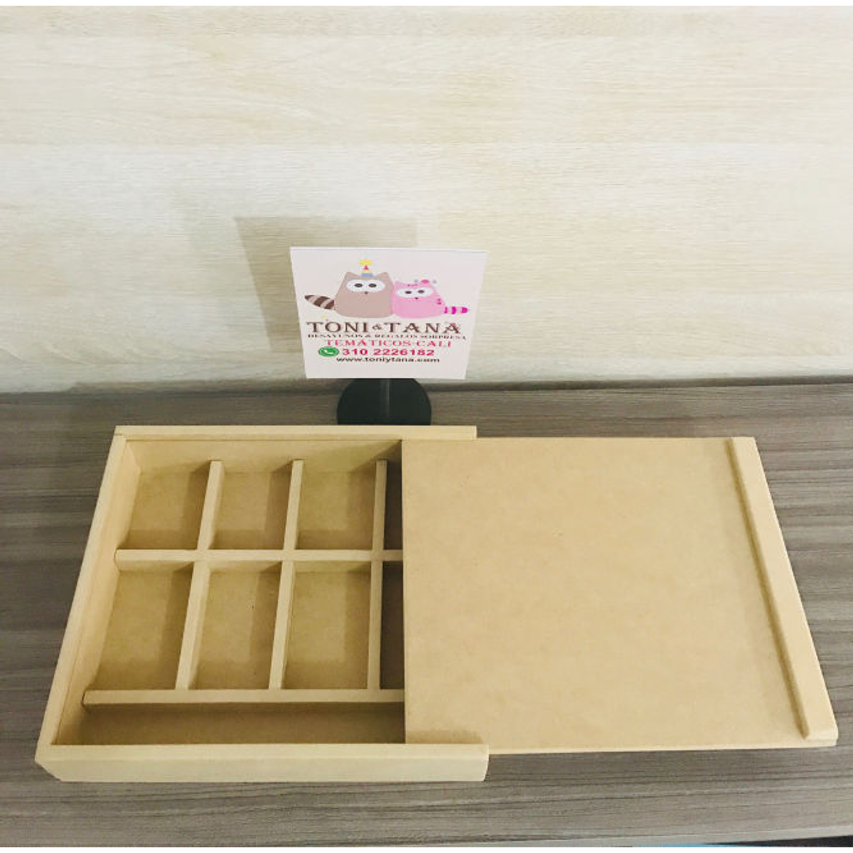 Caja de Madera Para Vino Regalo Sorpresa