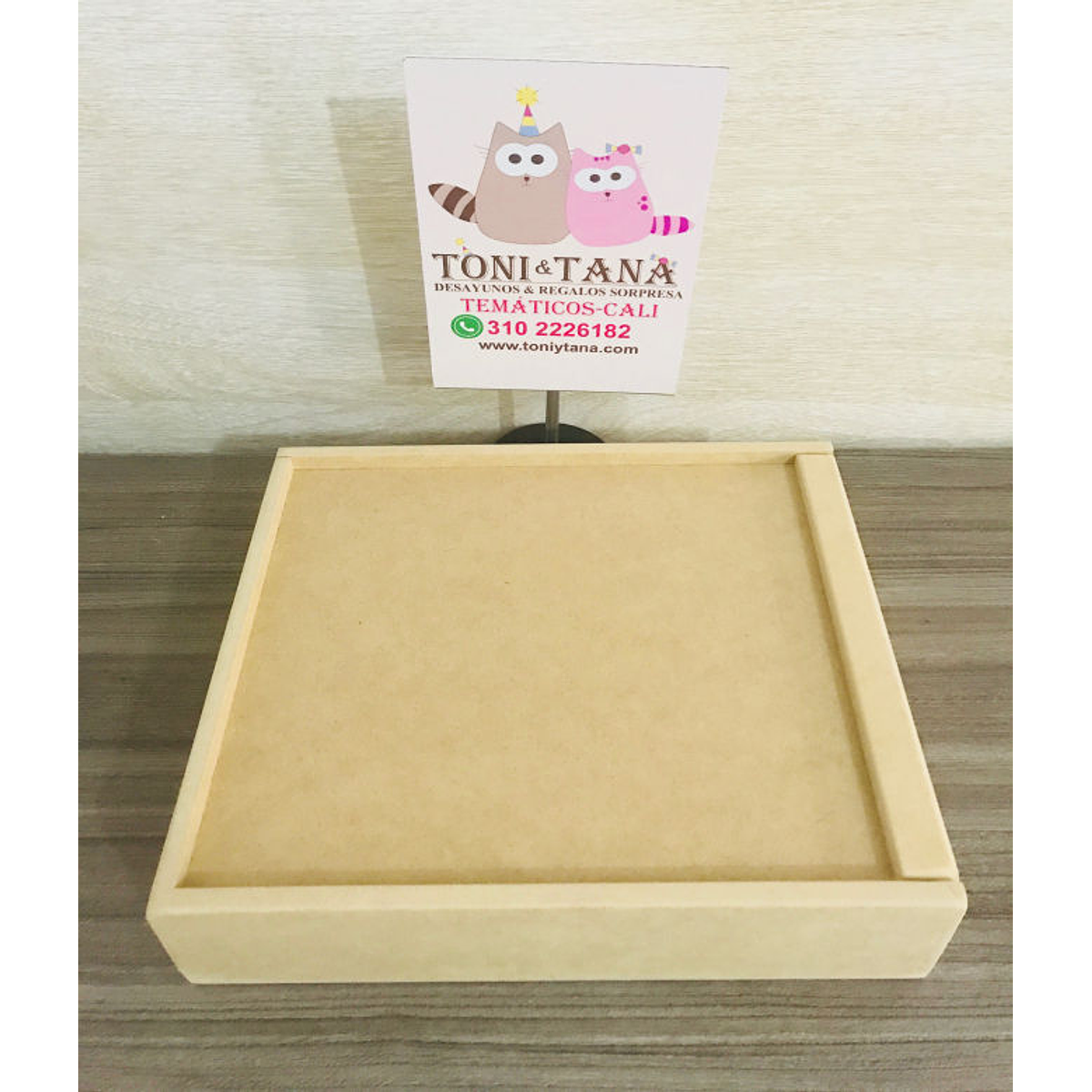 Caja de Madera Para Vino Regalo Sorpresa