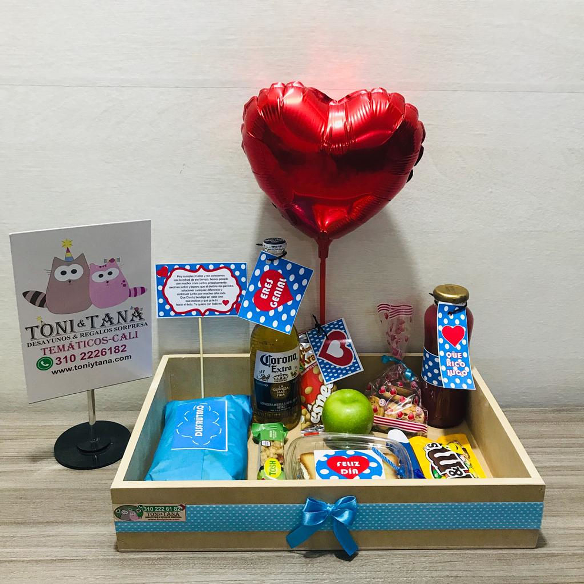 Regalo sorpresa Feliz Cumpleaños Medias Tardes y Merienda