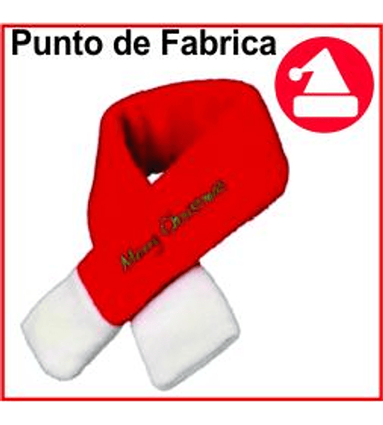 Gorros de Navidad con Bufanda Peluche Corto $ 15.000