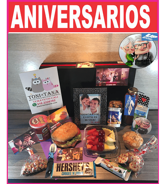 Desayuno Regalo Sorpresa Feliz Aniversario