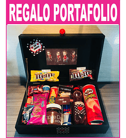 Regalo sorpresa Portafolio Personalizado y Temático