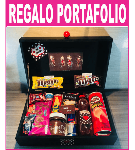 Regalo sorpresa Portafolio Personalizado y Temático