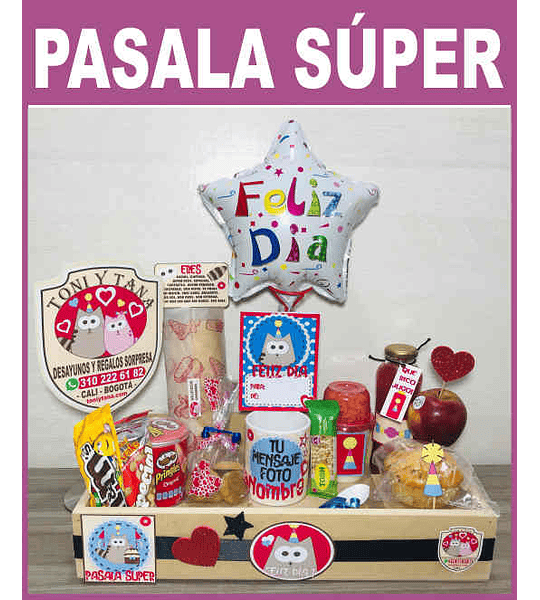 Desayuno Regalo Sorpresa PÁSALA SUPER Clásico