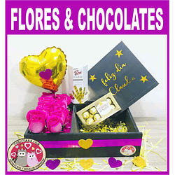 En Amor y Amistad Regala Flores y Chocolates