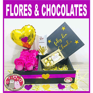 En Amor y Amistad Regala Flores y Chocolates
