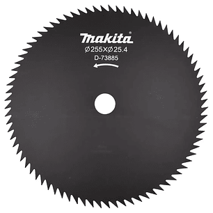 Sierra 80 Dientes 255 mm Makita D-73885 para Desbrozadora