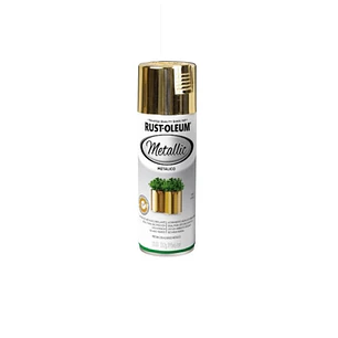 Pintura en Aerosol Metallic Acabado Metalico Oro 312G Rust Oleu
