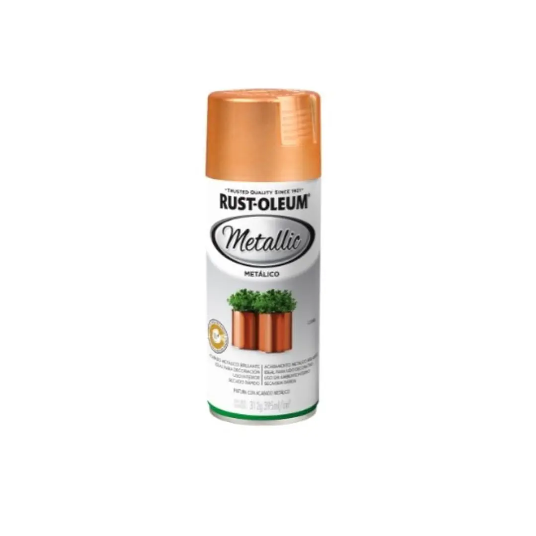 Pintura en Aerosol Metallic Acabado Metalico Cobre 312G Rust Ole 1