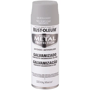 Pintura en Aerosol Metal Protection Compuesto Galvanizado Gris