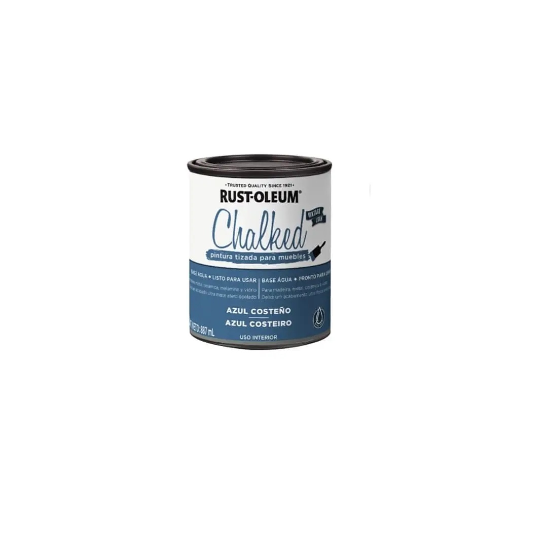 Pintura Tizada Chalked Brochable Azul Costeno 0887L Rust Ole 1