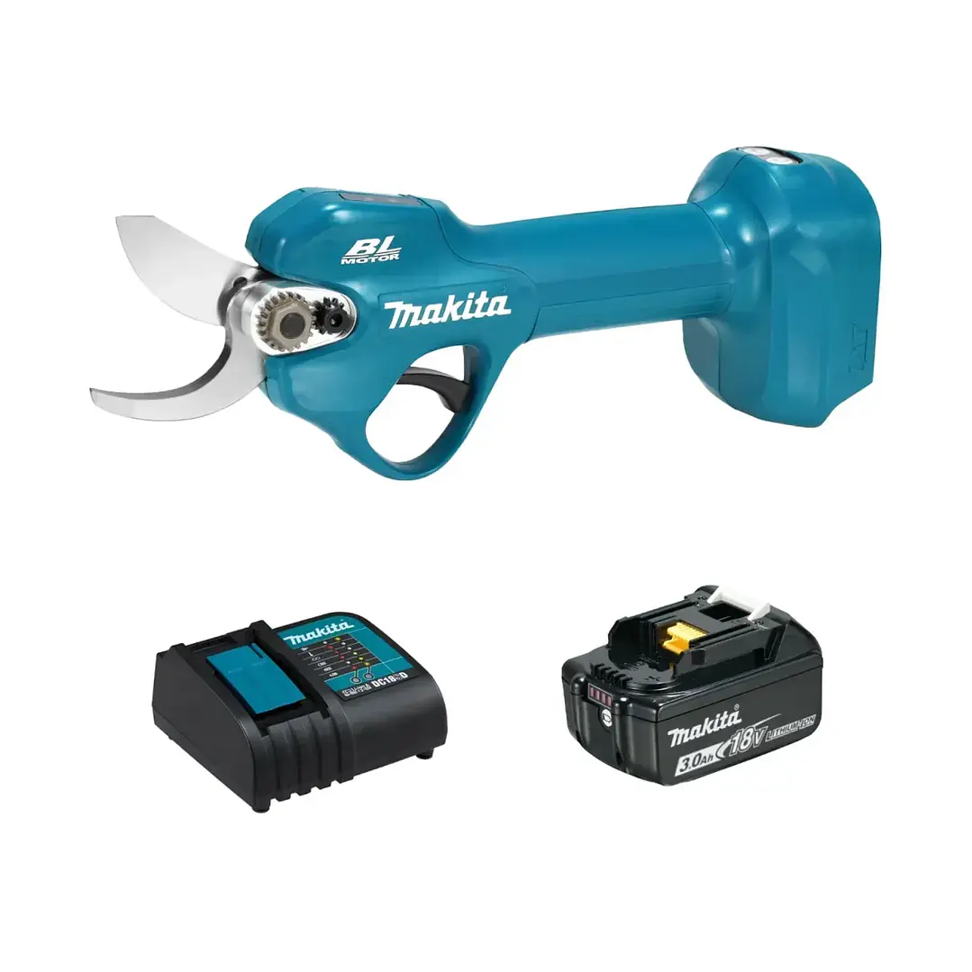 Tijeras De Podar Makita 18v Dup181sf+batería 3ah +cargador Azul 1