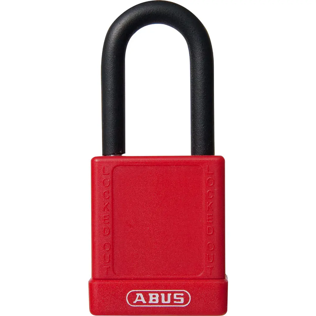 Candado Dielectrico 74/40 Hb38 Kd Rojo Abus 1