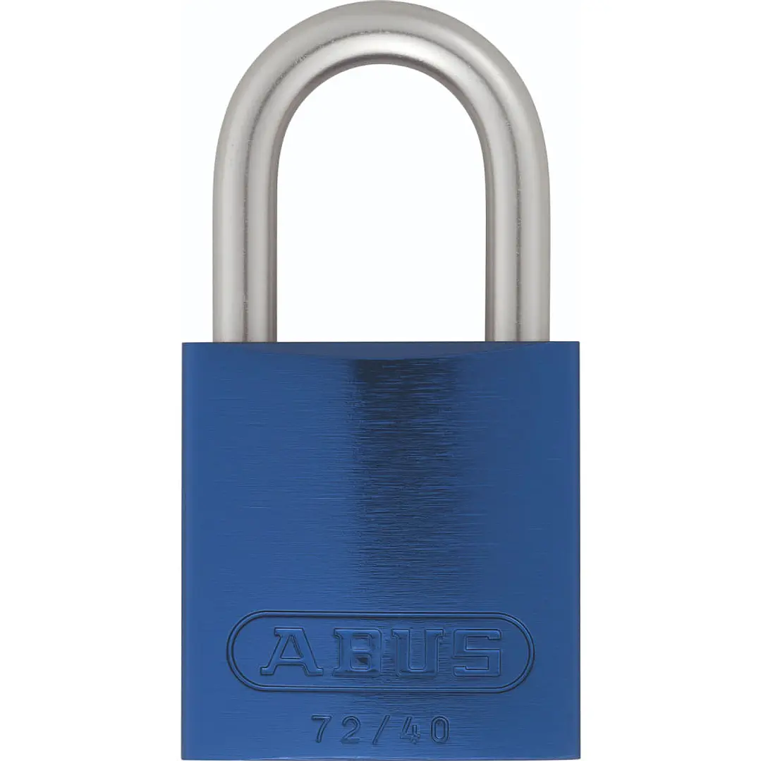 Candado Aluminio 72/40 Hb26 Kd Rtn Azul Abus 1