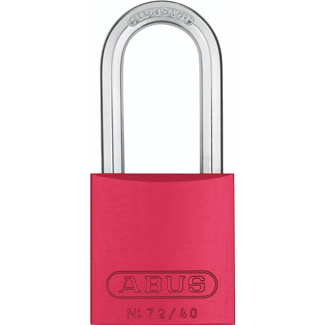 Candado Aluminio 72/40 Hb40 Kd Rtn Rojo Abus 1