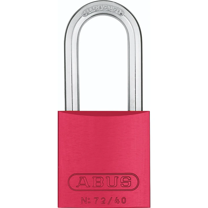 Candado Aluminio 72/40 Hb40 Kd Rtn Rojo Abus 1