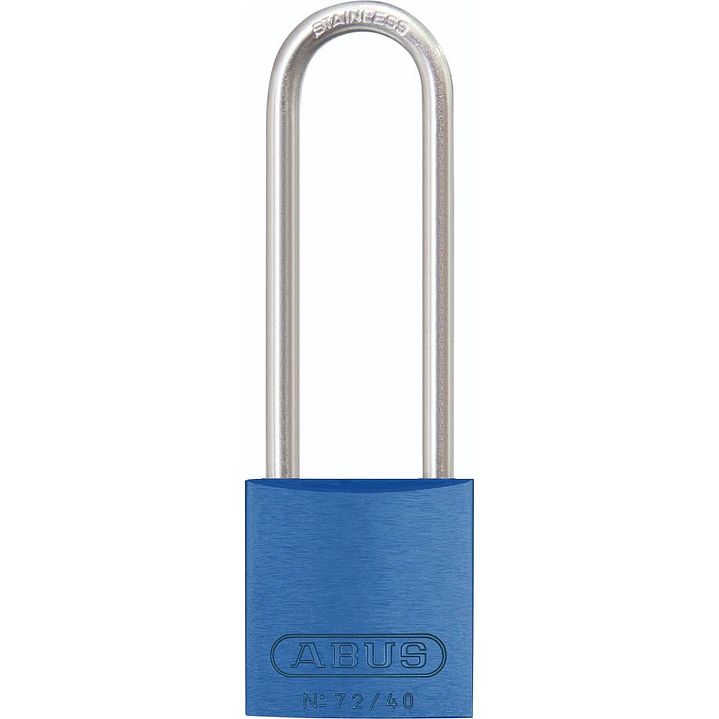 Candado Aluminio 72/40 Hb75 Kd Rtn Azul Abus 1