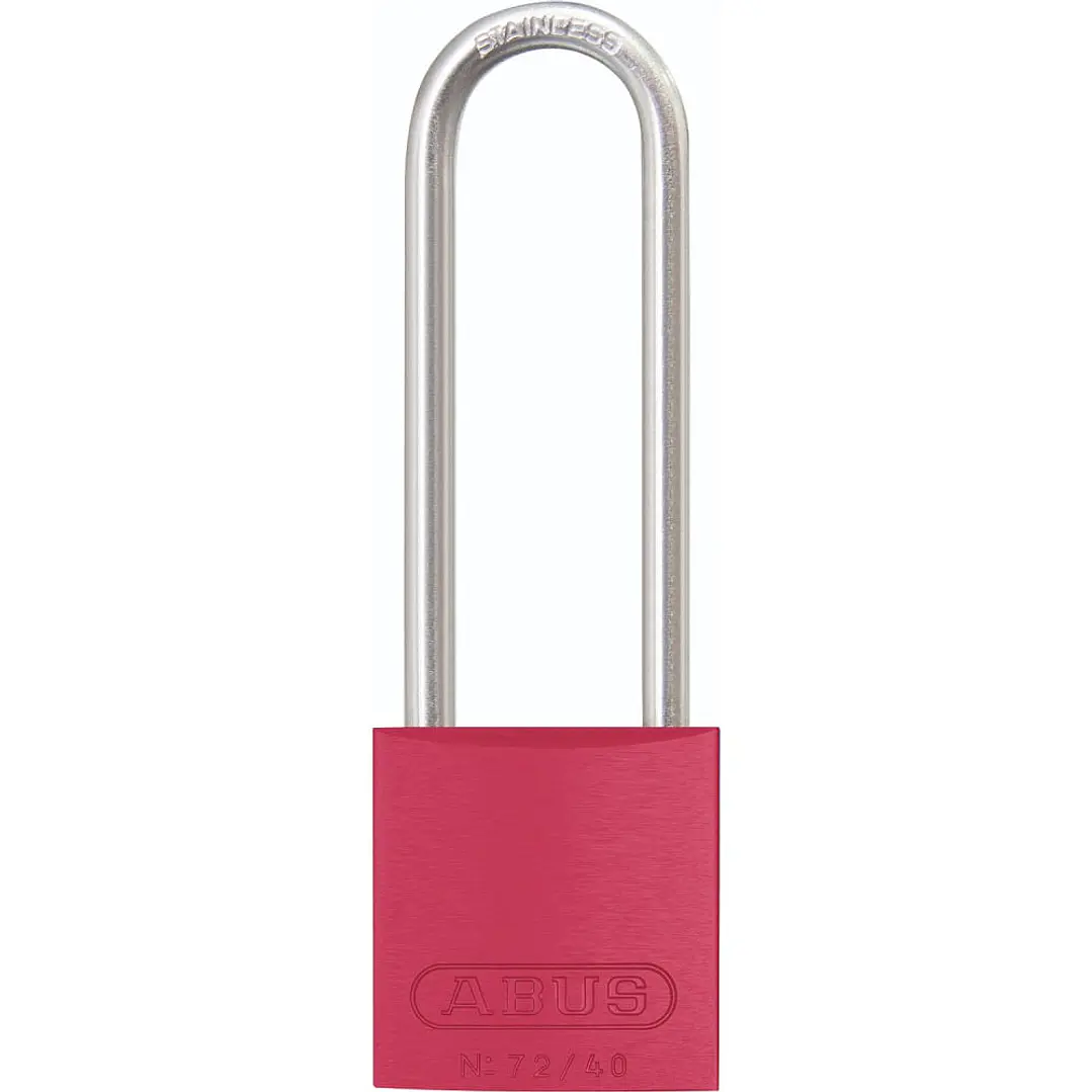 Candado Aluminio 72/40 Hb75 Kd Rtn Rojo Abus 1