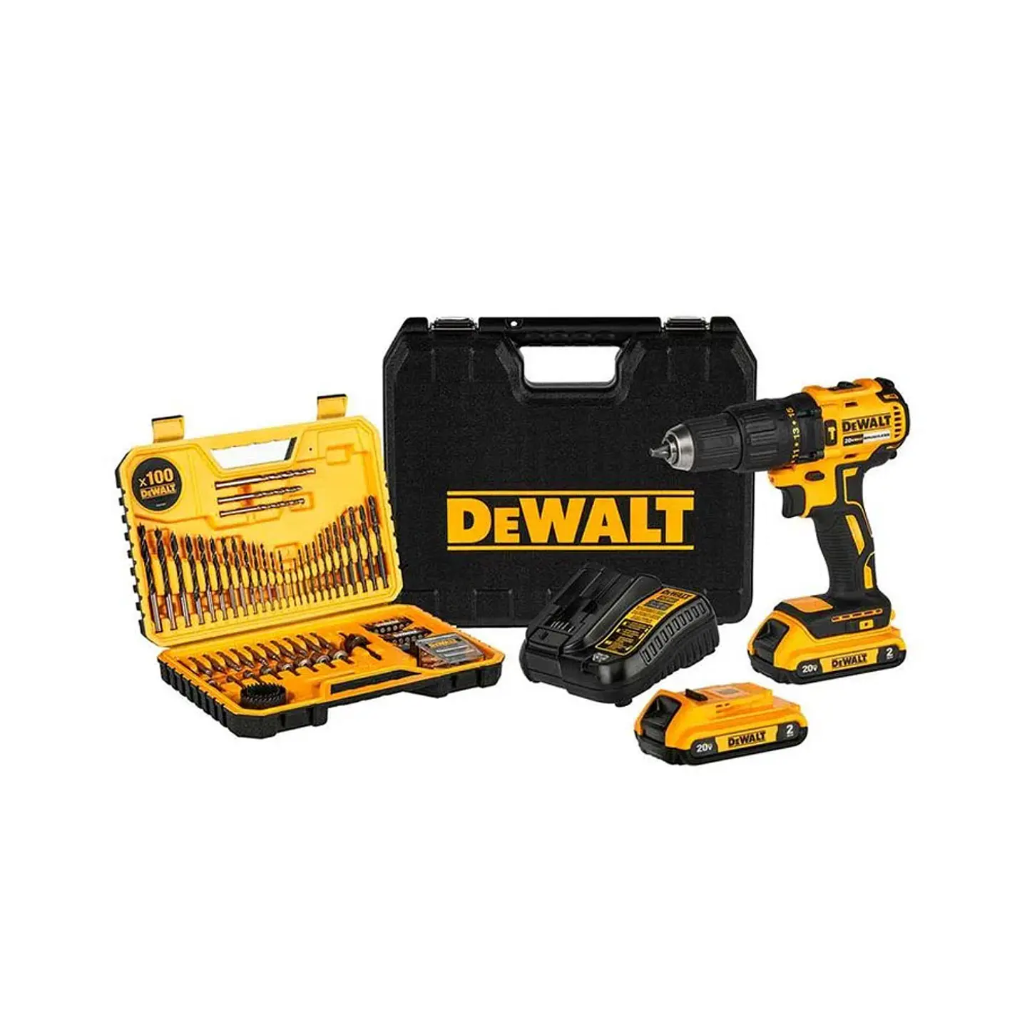 Taladro Percutor Inalámbrico DEWALT 20V MAX® DCD7781S2A-B3 | Kit Completo con 2 Baterías + 100 Accesorios 3