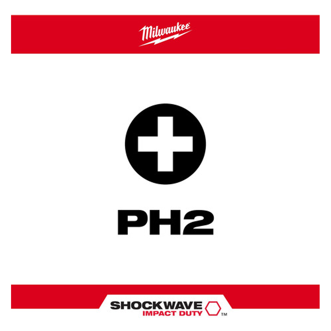 Milwaukee Porta Puntas Magnético Shockwave 12 Pul 48-32-4512 5