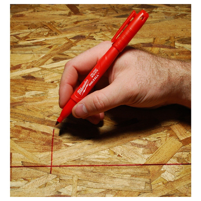 Pack 4 Marcadores Milwaukee Inkzall Punta Fina Colores 48-22-3106 9