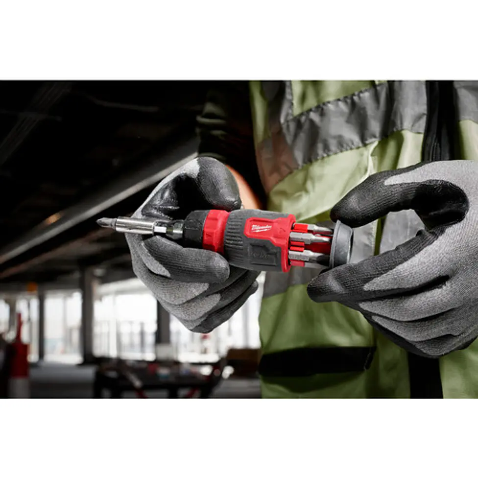 Destornillador Compacto Multipunta 8 En 1 Con Chicharra Milwaukee 48-22-2913 7